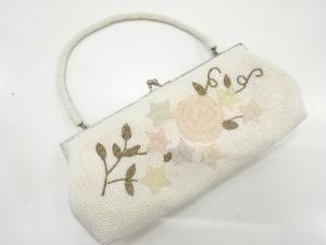 アンティーク　ビーズ　ハンドバッグ